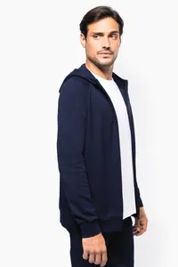 Men's zipped hoodie