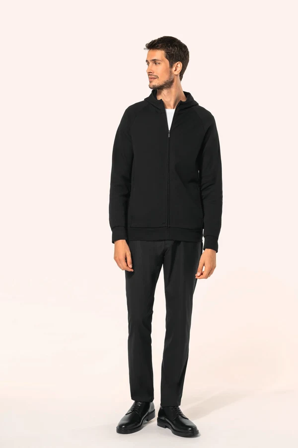 Herren-Reißverschlussjacke mit Kapuze