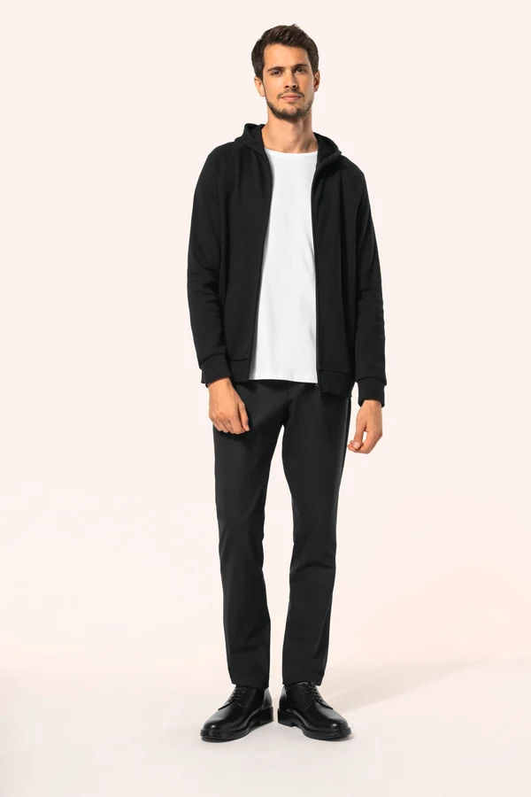 Herren-Reißverschlussjacke mit Kapuze
