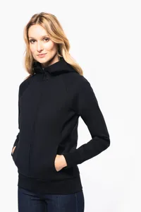 Ladies' zipped hoodie