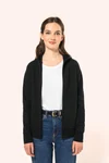 Damenjacke mit Reißverschluss und Kapuze