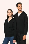 Damenjacke mit Reißverschluss und Kapuze