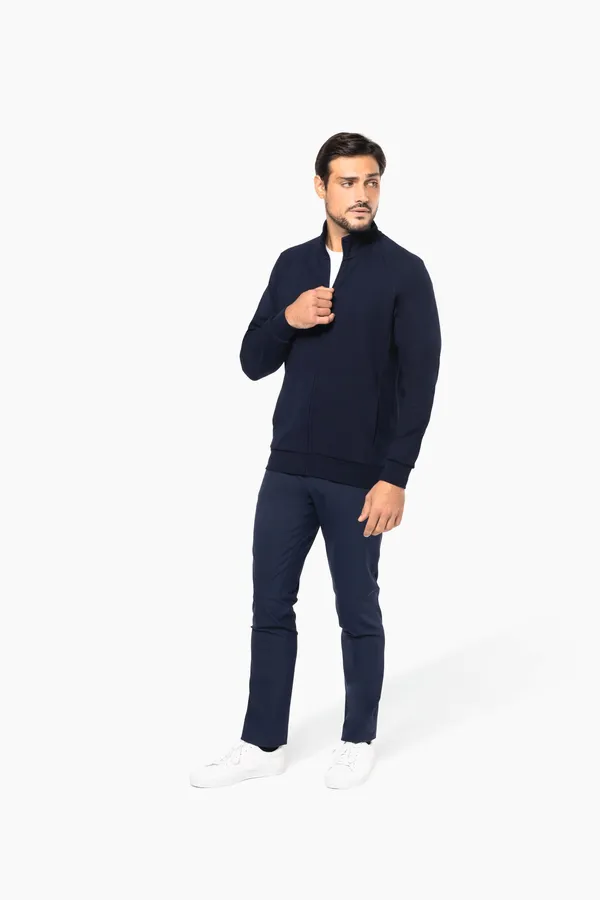 Men's zipped jacket
