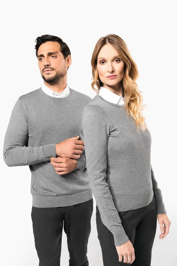 Men’s crew neck Supima® jumper