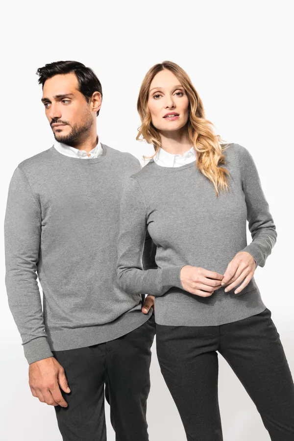 Men’s crew neck Supima® jumper