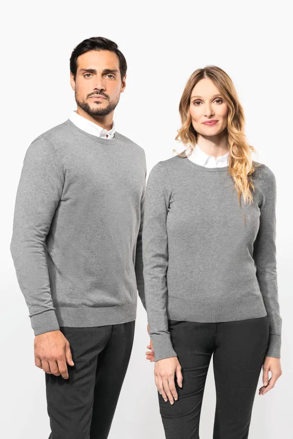 Men’s crew neck Supima® jumper