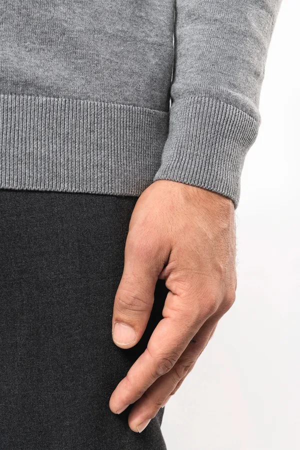 Men’s crew neck Supima® jumper