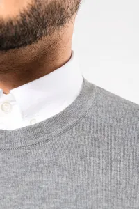 Men’s crew neck Supima® jumper