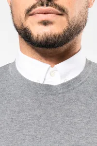 Men’s crew neck Supima® jumper