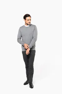 Men’s crew neck Supima® jumper