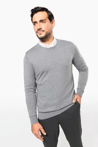 Men’s crew neck Supima® jumper