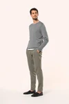 Supima®-Herrenpullover mit Rundhalsausschnitt