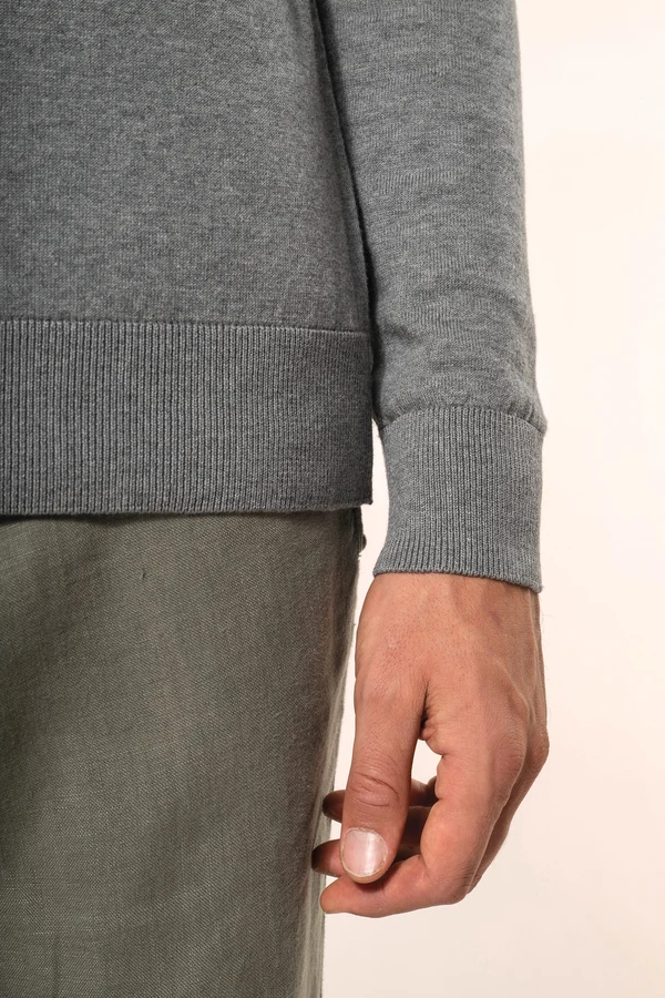Supima®-Herrenpullover mit Rundhalsausschnitt