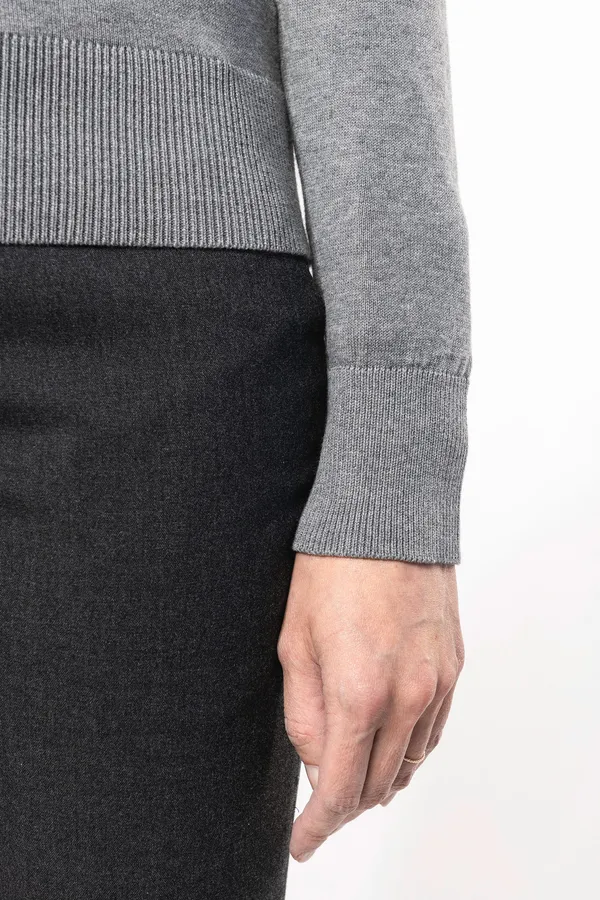 Ladies' crew neck Supima® jumper