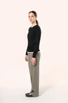 Supima®-Damenpullover mit Rundhalsausschnitt