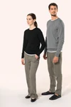Supima®-Damenpullover mit Rundhalsausschnitt