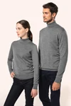 Merino-Herrenpullover mit Rollkragen