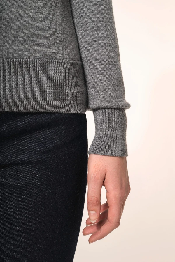 Merino-Damenpullover mit Rollkragen