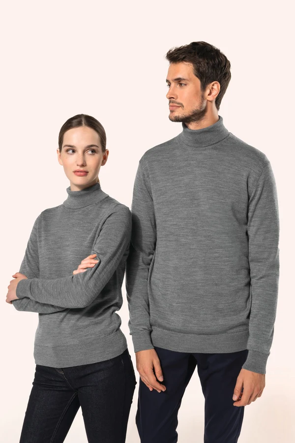 Merino-Damenpullover mit Rollkragen