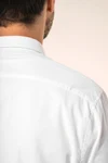 Popeline-Hemd für Herren mit langen Ärmeln