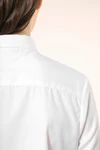 Twill-Damenhemd mit langen Ärmeln