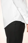 Twill-Damenhemd mit langen Ärmeln