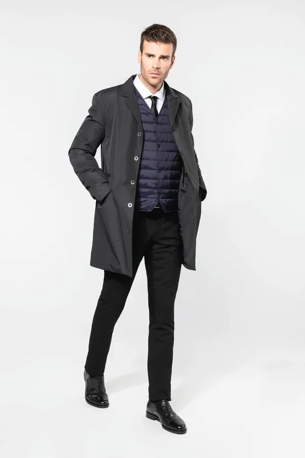 Strukturierter Herren-Trenchcoat