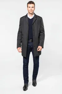 Strukturierter Herren-Trenchcoat