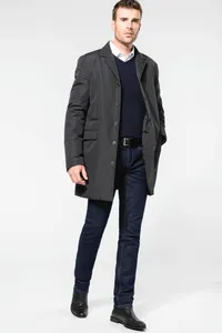 Strukturierter Herren-Trenchcoat