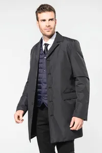 Strukturierter Herren-Trenchcoat