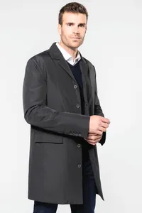 Strukturierter Herren-Trenchcoat