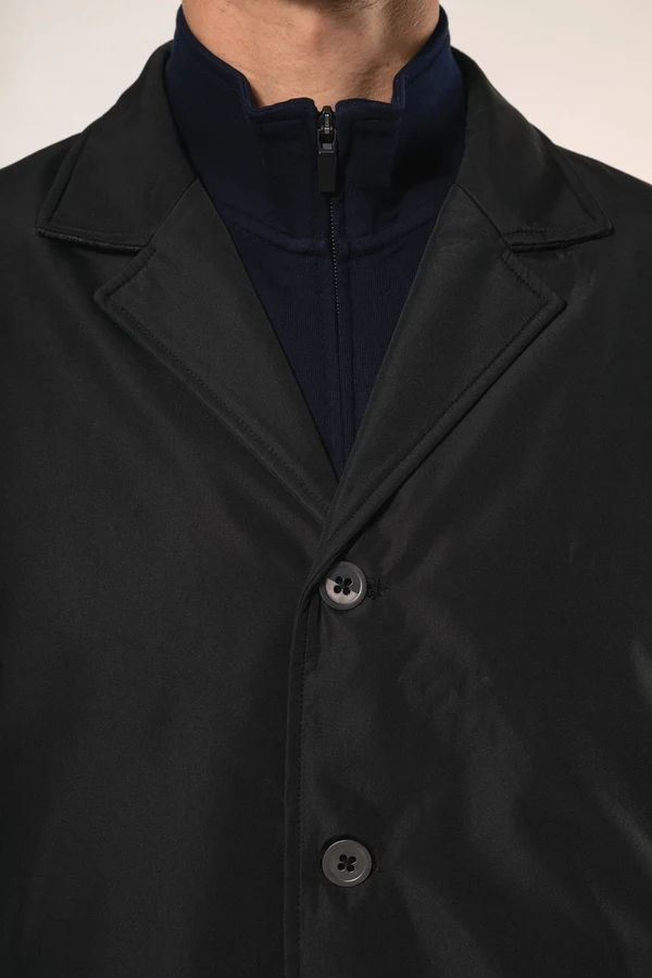 Strukturierter Herren-Trenchcoat