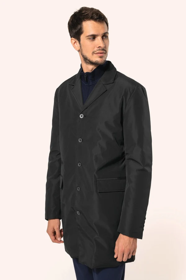 Strukturierter Herren-Trenchcoat