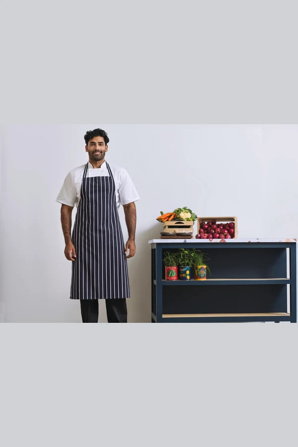 Striped Bib Apron