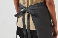 Denim waist apron
