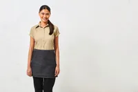 Denim waist apron