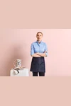 Vorbinder Denim-Schürze