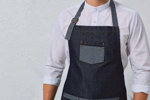 Domain Denim bib apron