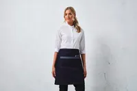 Denim domain waist apron