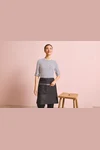 Domain - Contrast denim waist apron