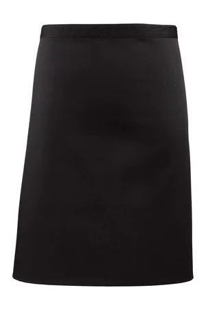 Colours' Mid Length Apron Black