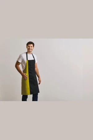 Contrast Bib Apron