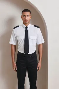 Men's Short-Sleeved Pilot Shirt