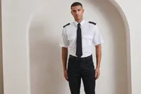 Men's Short-Sleeved Pilot Shirt