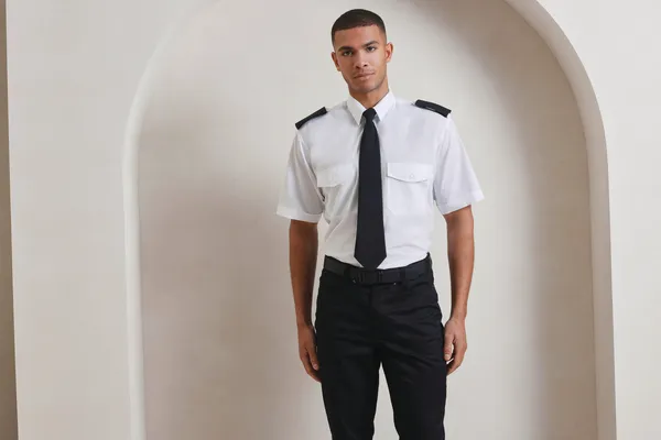 Men's Short-Sleeved Pilot Shirt