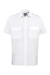 Pilot Short Sleeved Shirt White