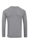 Long John - Men's roll sleeve T-shirt Grey Marl