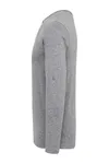 Long John - Men's roll sleeve T-shirt Grey Marl