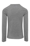 Long John - Women's roll sleeve T-shirt Grey Marl