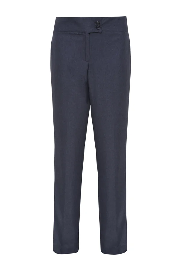 Gerade geschnittene Hose „Iris“ Heather Black